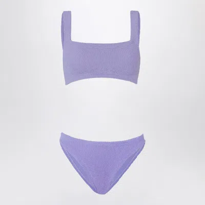 Shop Hunza G Xandra Bikini Set In Lilac
