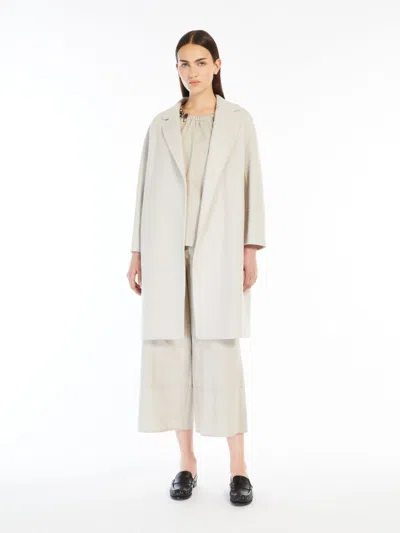 Max Mara S Chalk Wool Arona Coat