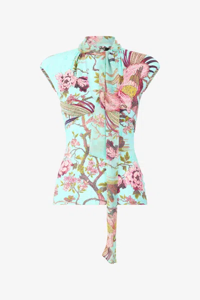 Roberto Cavalli Floral-print Top