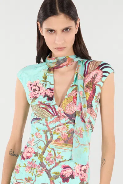 Roberto Cavalli Floral-print Top
