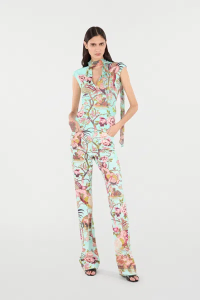 Roberto Cavalli Floral-print Top