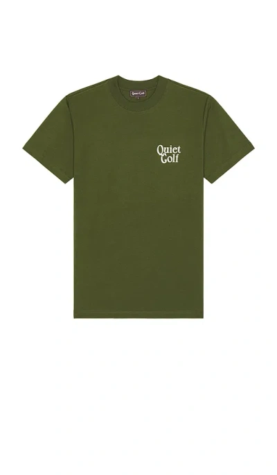 Quiet Golf Heritage Stack Tee