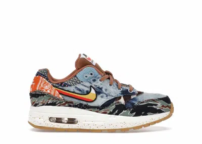 Pre-owned Nike Air Max 1 Sp Concepts Heavy Sneakers In Elemental Gold/sail/black In Multi