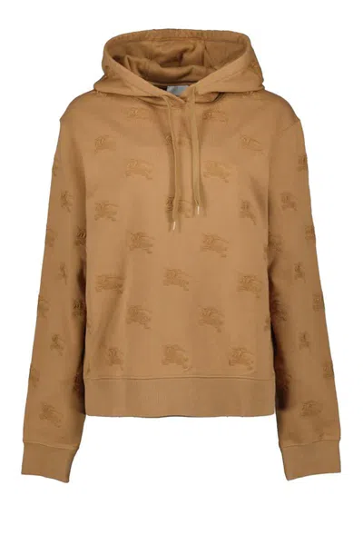 Burberry Ekd-embroidered Cotton Hoodie
