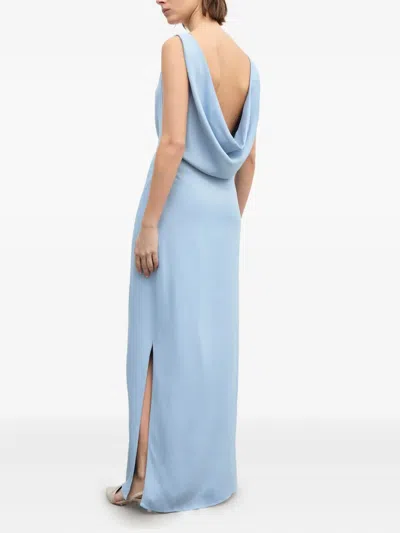 House Of Dagmar Waterfall Maxi Dress In Dove Blue