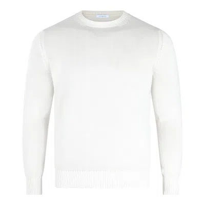 Malo Soft Texture Crewneck Sweater With Ribbed Cuffs