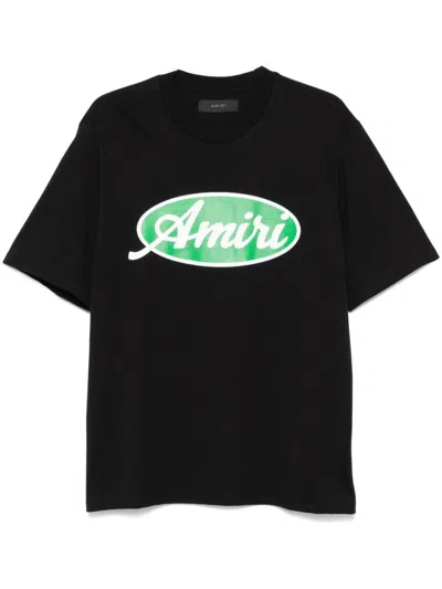 Amiri Mens Black Oval Short-sleeves Relaxed-fit Cotton-jersey T-shirt