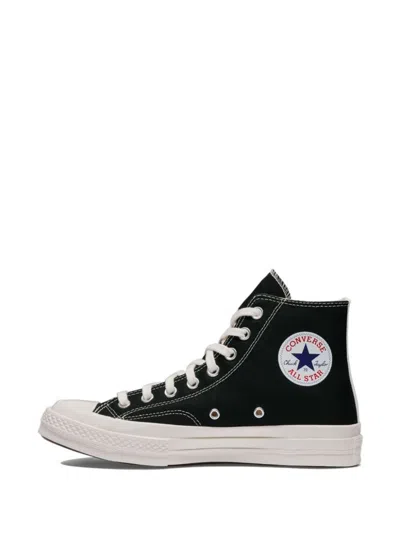 Comme Des Garçons Play Canvas Converse Sneakers Collaboration