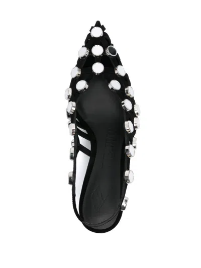 Attico The Grid Pumps With 50mm Back Strap