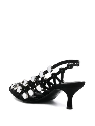 Attico The Grid Pumps With 50mm Back Strap