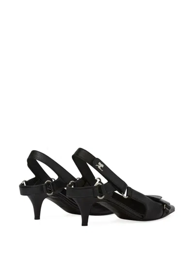Courrèges Racer Pointed-toe Slingback Pumps