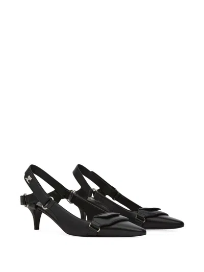 Courrèges Racer Pointed-toe Slingback Pumps