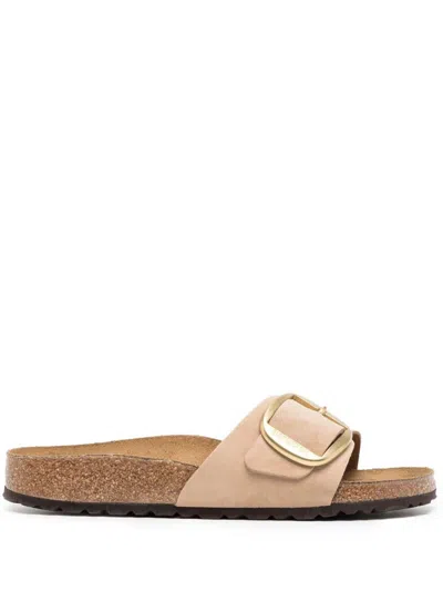 Shop Birkenstock Powder Pink 'madrid' Slide With One Strap