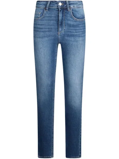 Liu •jo Liu Jo Straight-leg Denim Jeans With Subtle Stitching Detail
