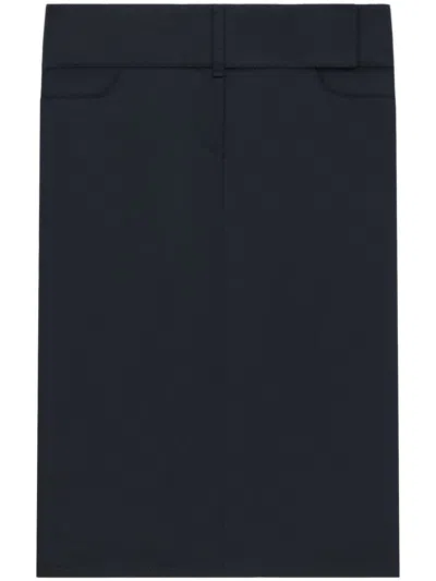 Courrèges Midnight Blue Skirt With Pockets