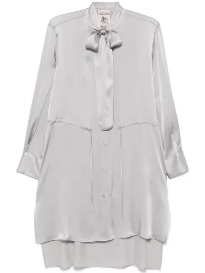 Semicouture Semi Couture Flowing Gray Midi Dress