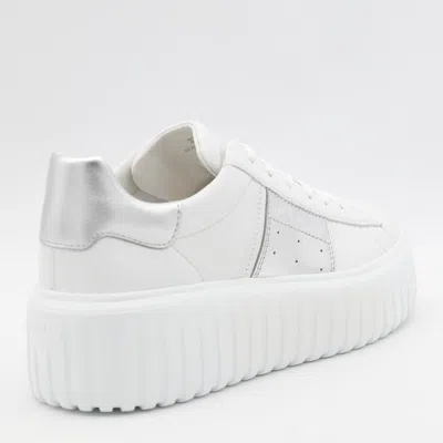 Hogan H-stripes Leather Platform Sneakers