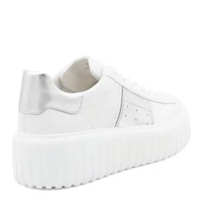 Hogan H-stripes Leather Platform Sneakers