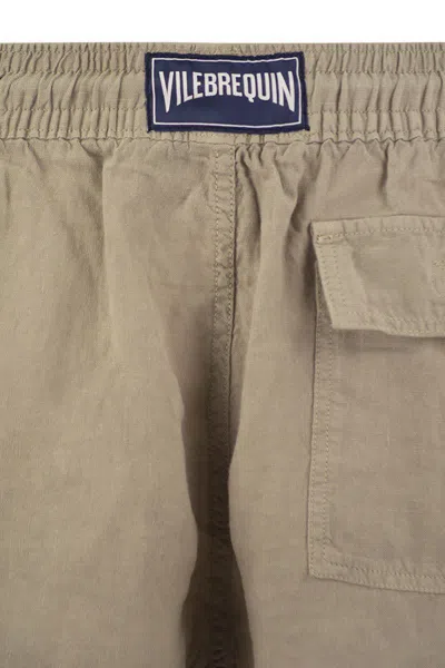 Vilebrequin Linen Cargo Bermuda Shorts