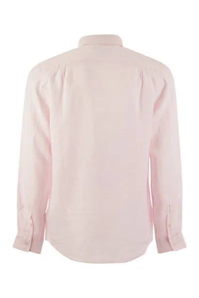 Vilebrequin Caroubis Solid Shirt In Linen