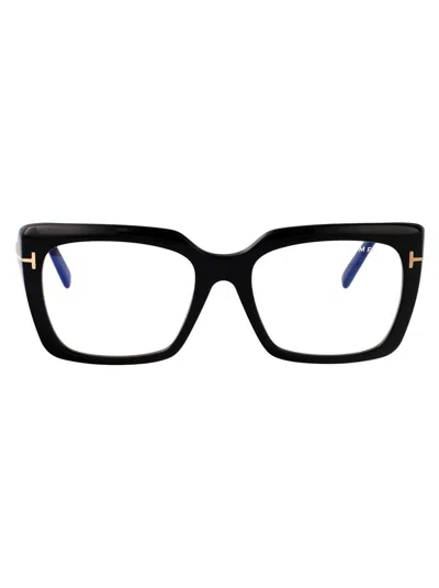 Tom Ford Blue Light Block Cat Eye Ladies Eyeglasses Ft5949-b 001 56