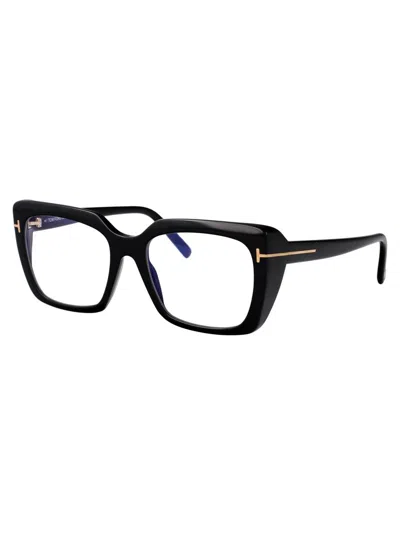 Tom Ford Blue Light Block Cat Eye Ladies Eyeglasses Ft5949-b 001 56