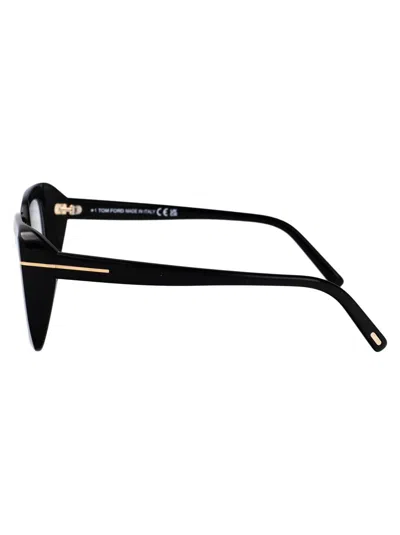 Tom Ford Blue Light Block Cat Eye Ladies Eyeglasses Ft5949-b 001 56