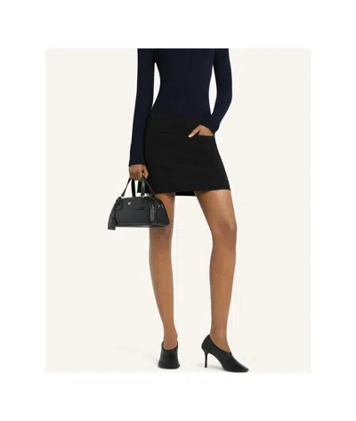Courrèges Black Heritage Pocket Miniskirt