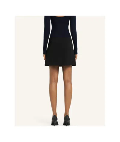 Courrèges Black Heritage Pocket Miniskirt
