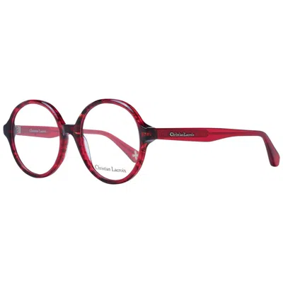 Christian Lacroix Red Women Optical Frames In Red