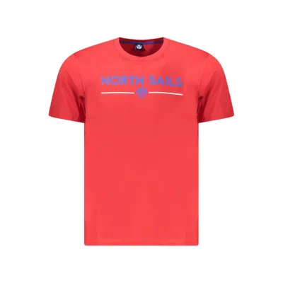North Sails Red Cotton Men T-shirt