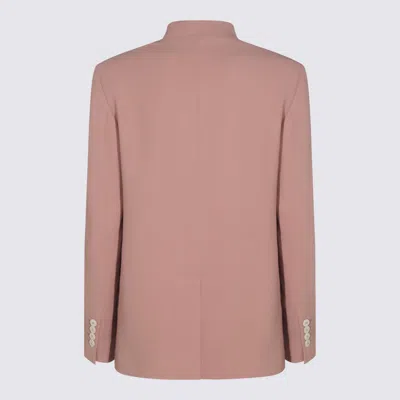 Montedoro Pink Viscose Casual Jacket