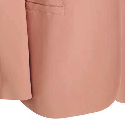 Montedoro Pink Viscose Casual Jacket