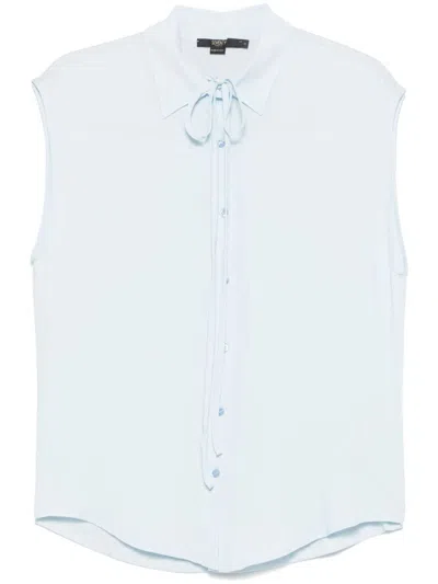Seventy Polo In Misto Cotone Azzurro
