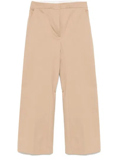 Semicouture Amandine Trousers In Neutral