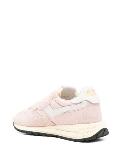 Autry Low Sneaker With Suede Panels And Rubber Sole