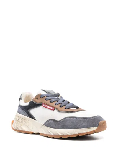 Dsquared2 Low Top Blue Denim Sneakers