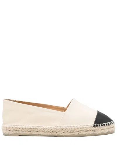 Castaã±er Castaner Canvas Slip-on Espadrilles With Leather Cap Toe
