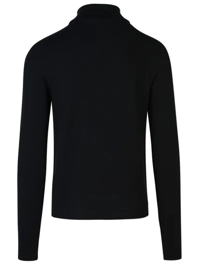 Balmain Black Wool Turtleneck Sweater Men