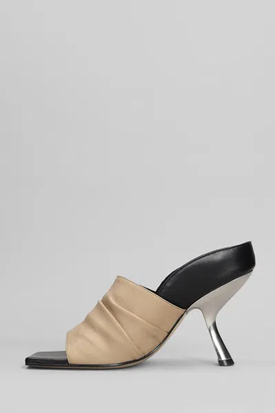 Alchimia Slipper-mule In Beige Leather