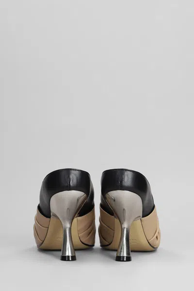 Alchimia Slipper-mule In Beige Leather