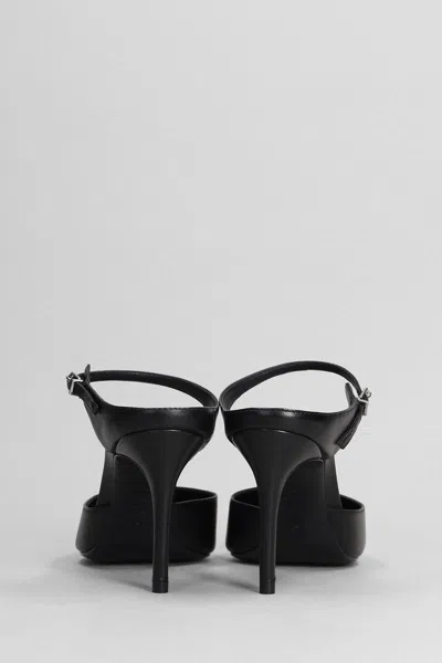 Schutz Laura Mule Slipper-mule In Black Leather