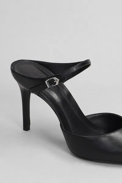 Schutz Laura Mule Slipper-mule In Black Leather