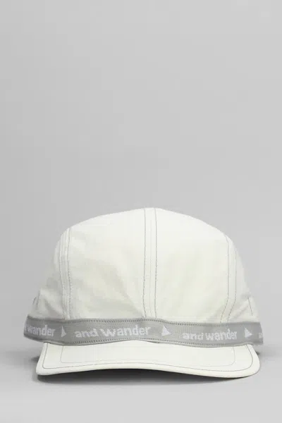 And Wander Hats In White Nylon