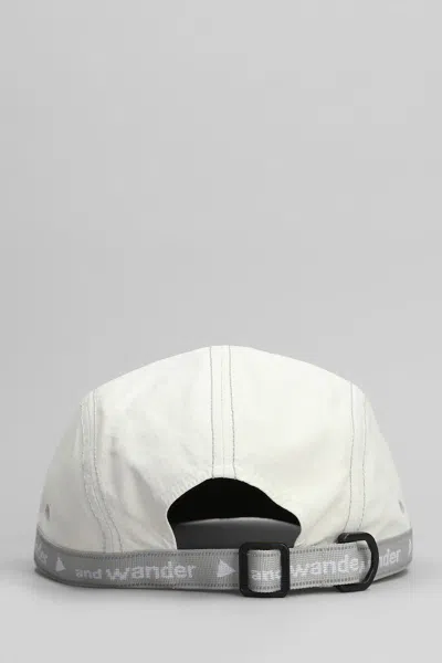 And Wander Hats In White Nylon