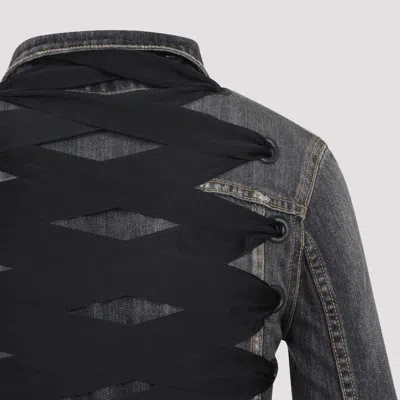 Balenciaga Lace-up Denim Jacket