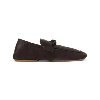 Bottega Veneta Daddy Suede Loafers