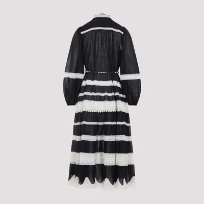 Zimmermann Rhiannon Billow Maxi Dress In Black