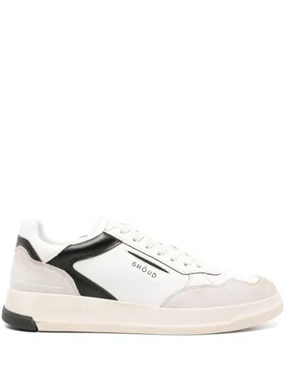 Ghoud Black Sneakers With Calfskin And Suede Accents