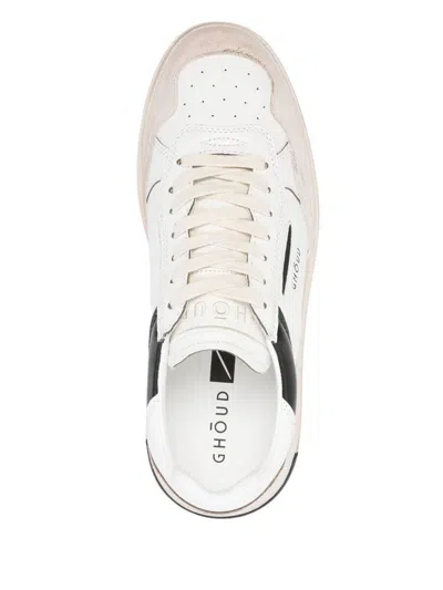 Ghoud Black Sneakers With Calfskin And Suede Accents